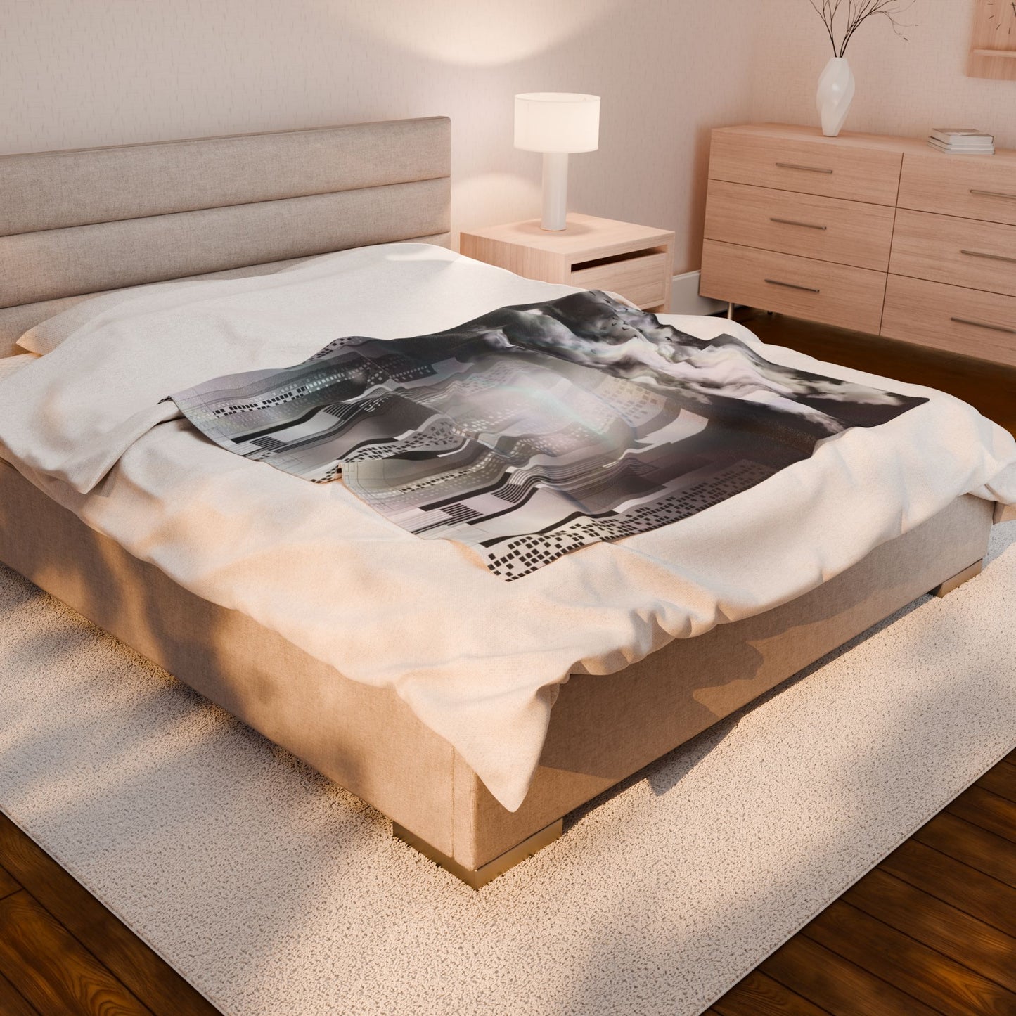 Skyline Velveteen Blanket
