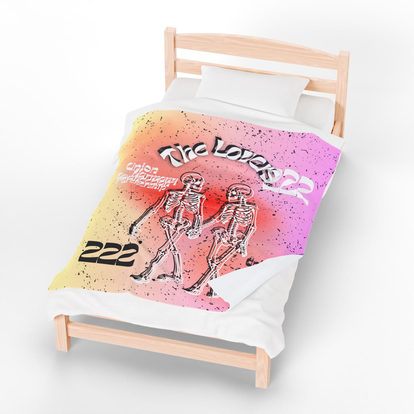 The Lovers Velveteen Blanket