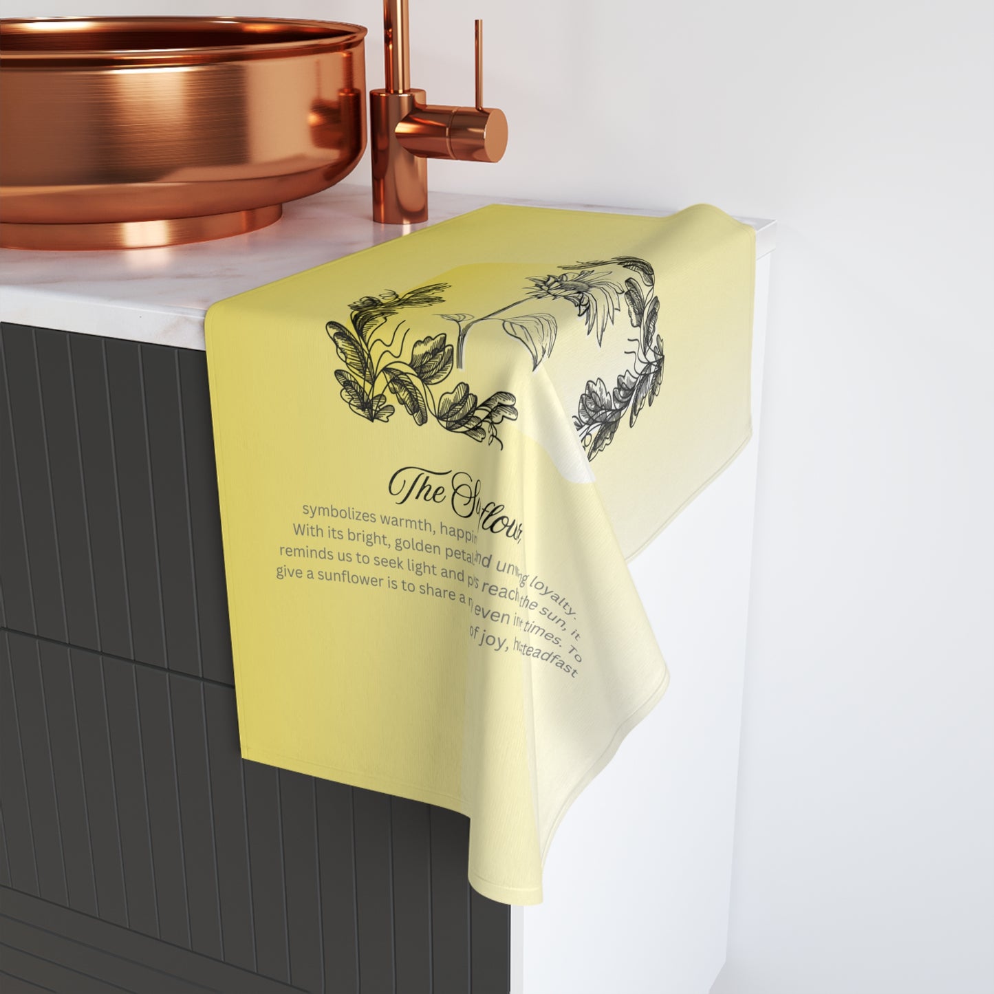 The Sunflower Hand Towel