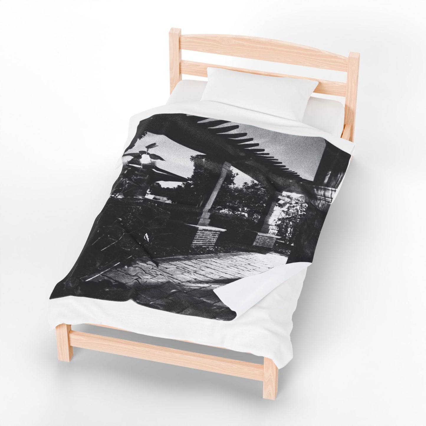 The Dark Night No. 2 Velveteen Blanket