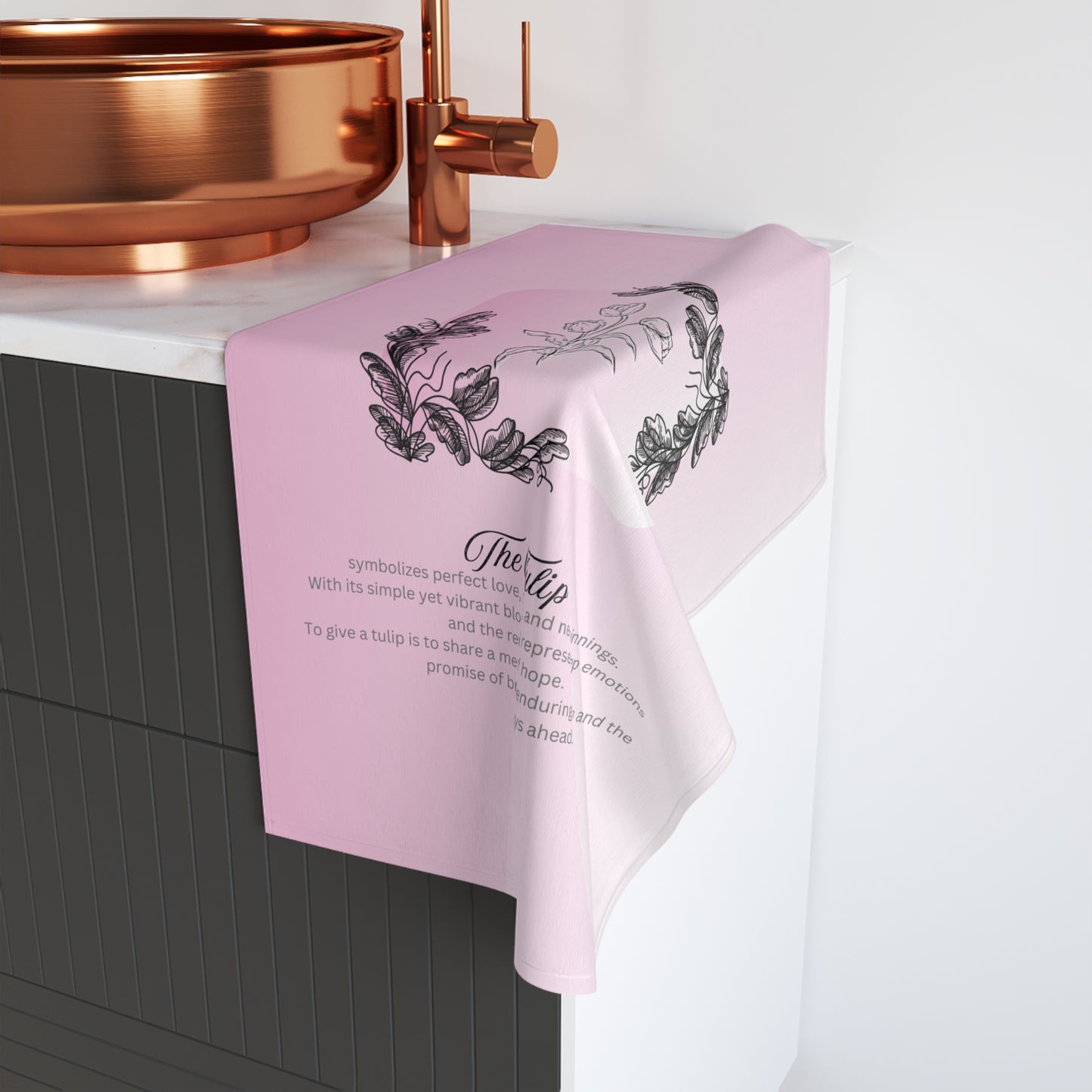 The Tulip Hand Towel