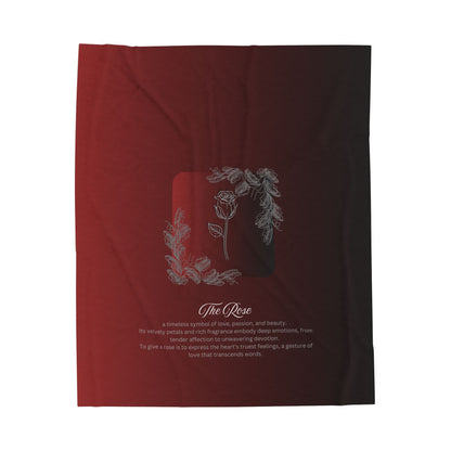 The Rose Velveteen Blanket