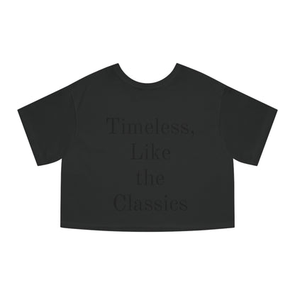 Starry Night by Van Gogh Cropped T-Shirt