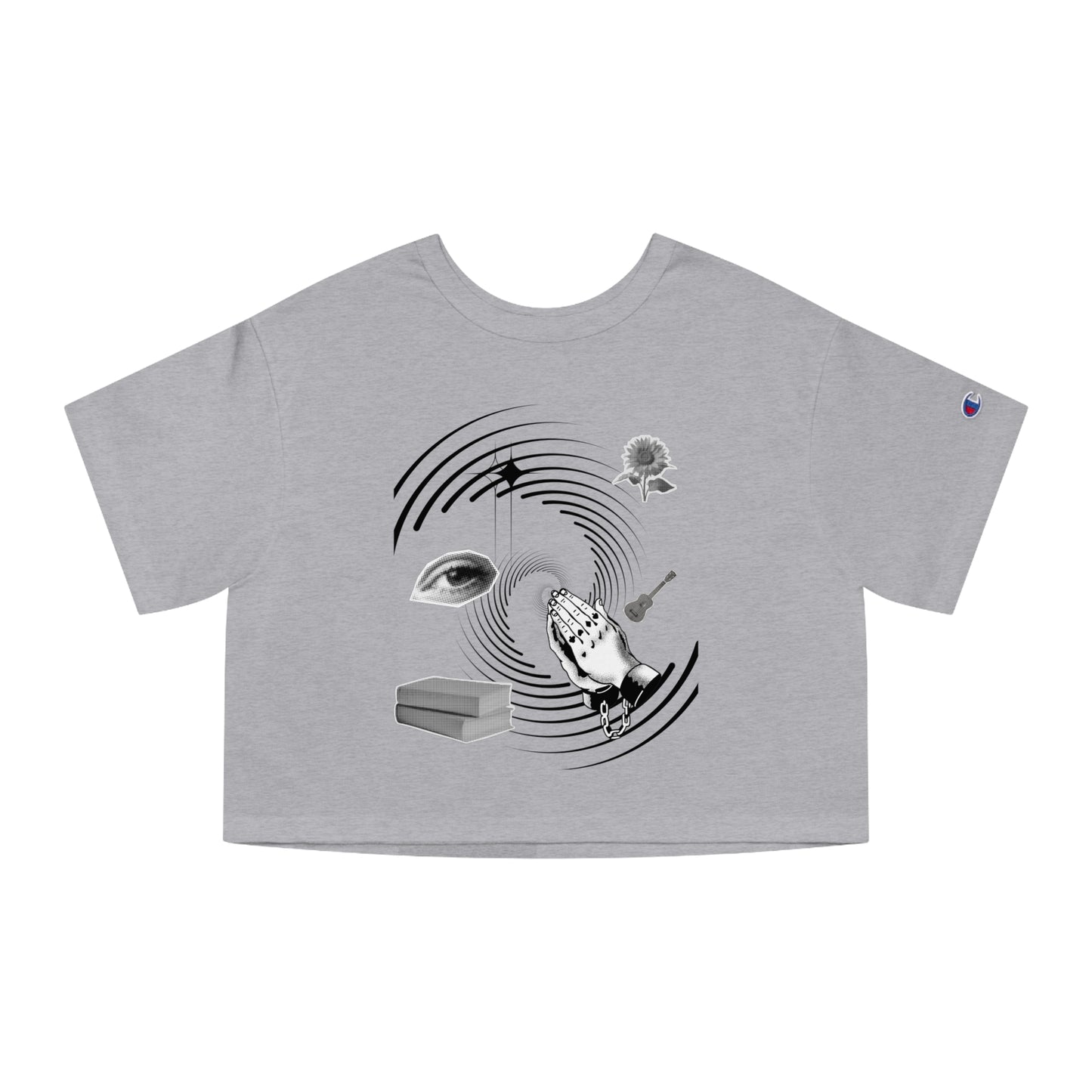 SJC's Spiral Cropped T-Shirt