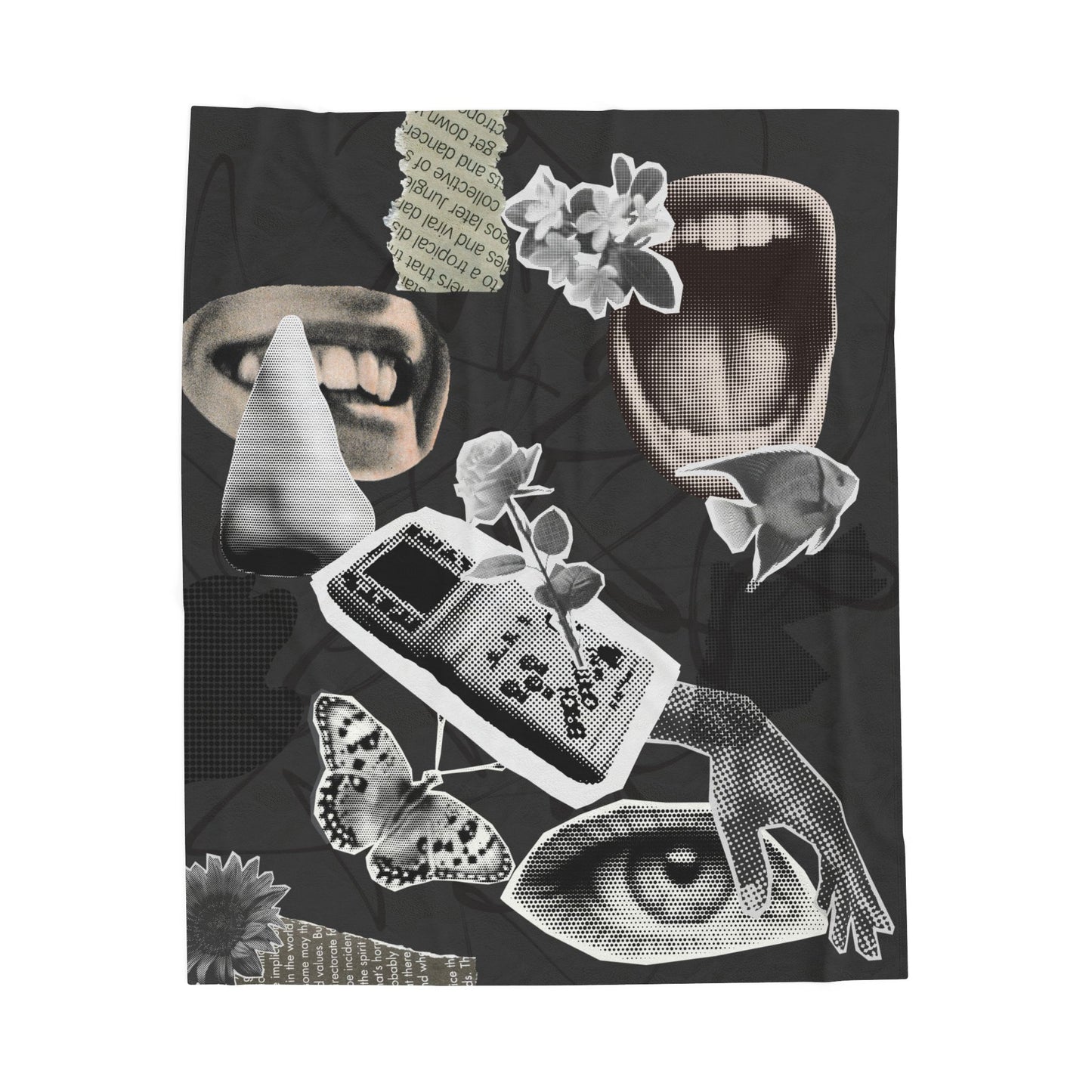 SJC's Scattered Velveteen Blanket