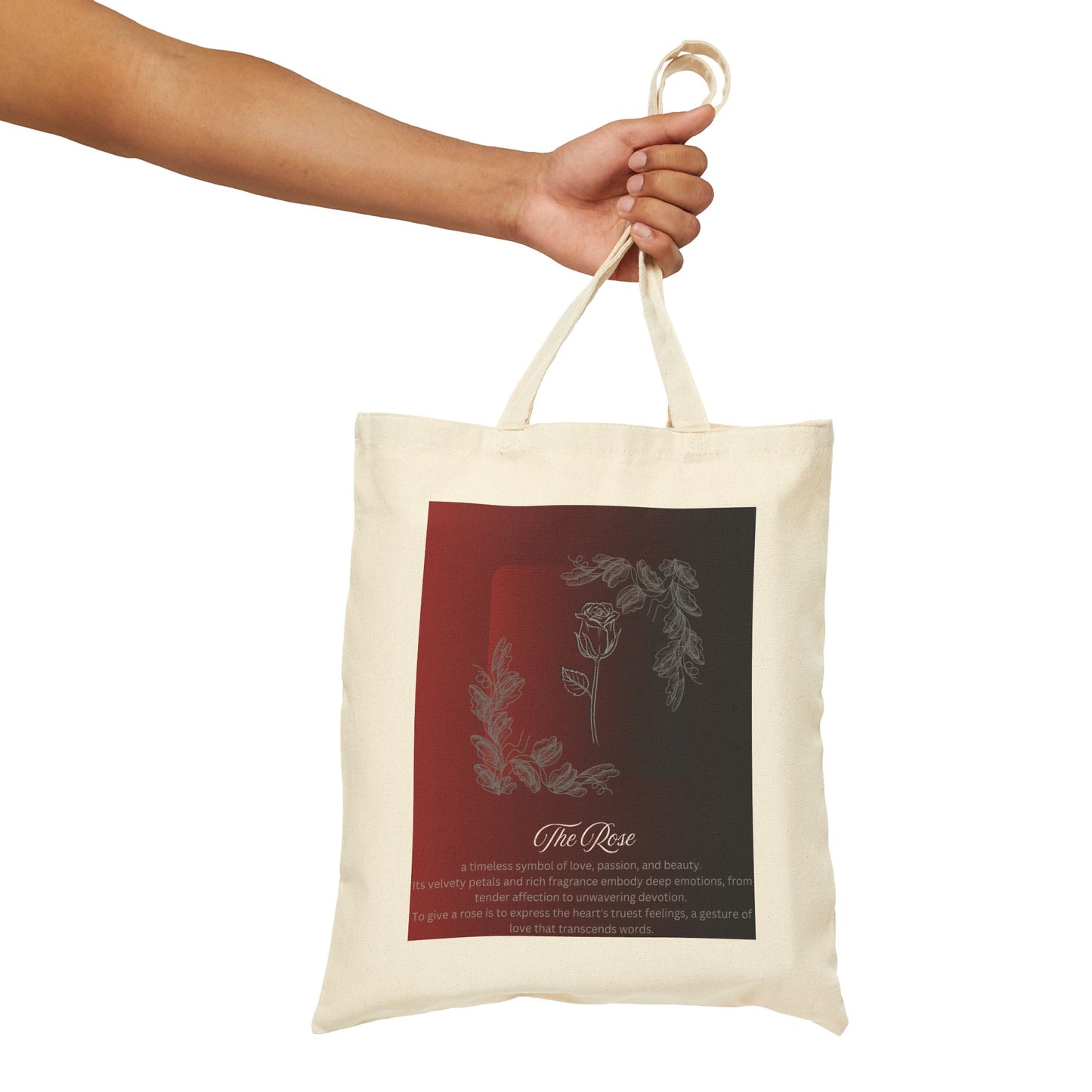 The Flower Collection Tote Bag - Rose