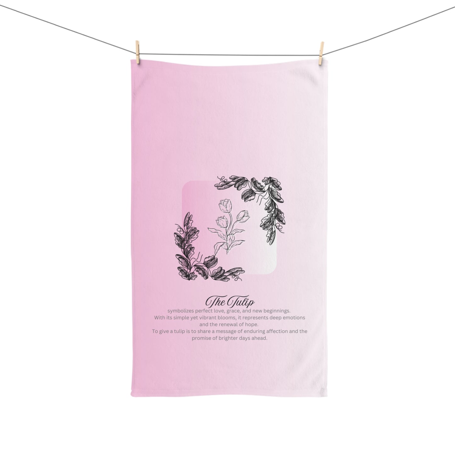 The Tulip Hand Towel