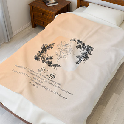 The Lily Velveteen Blanket