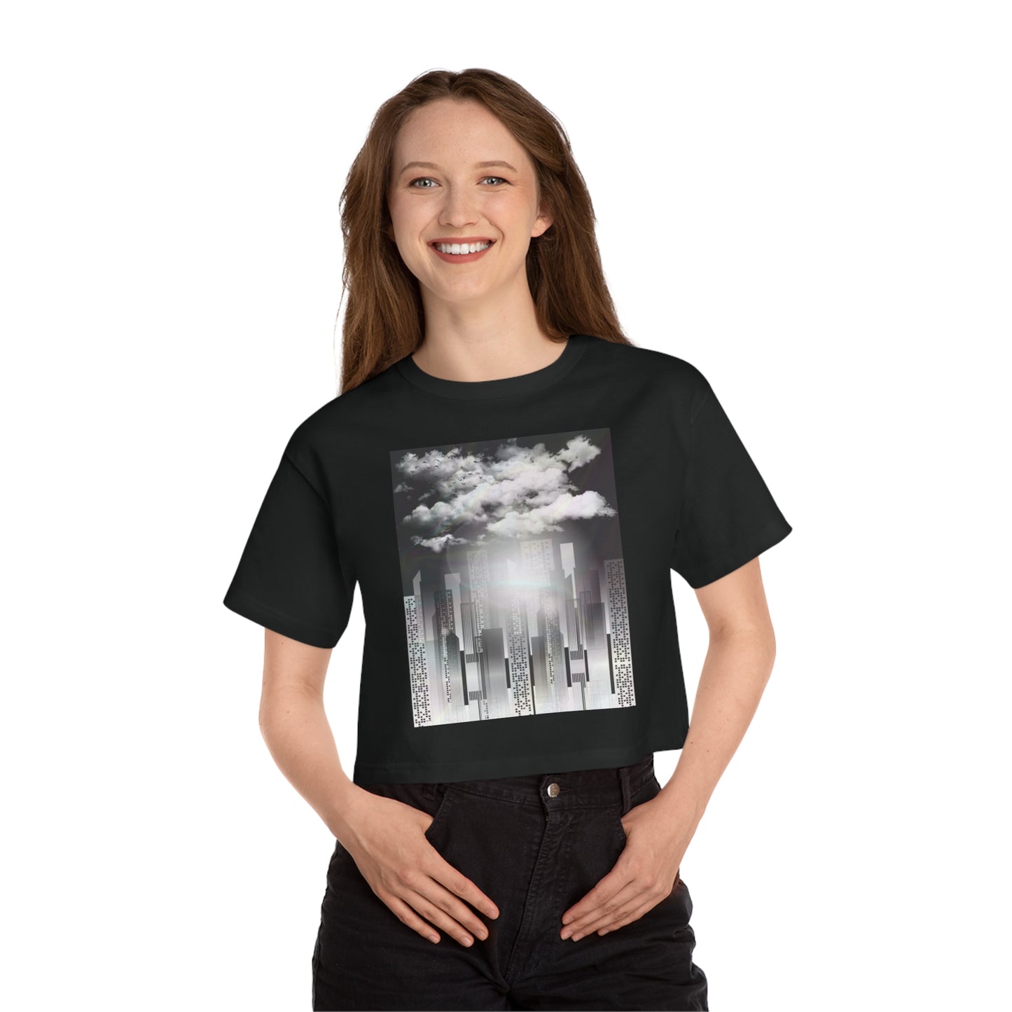 Skyline Cropped T-Shirt