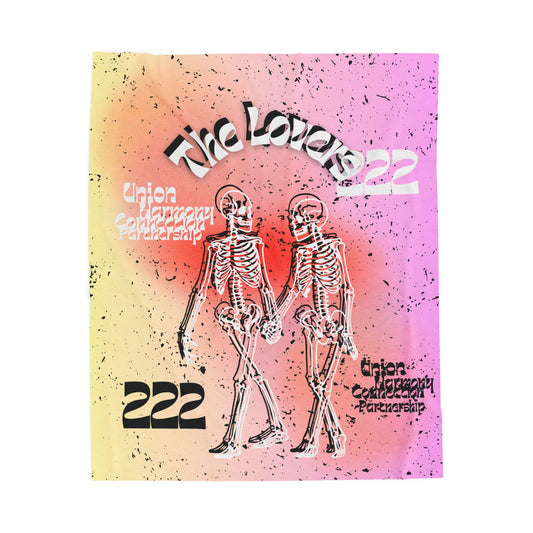 The Lovers Velveteen Blanket