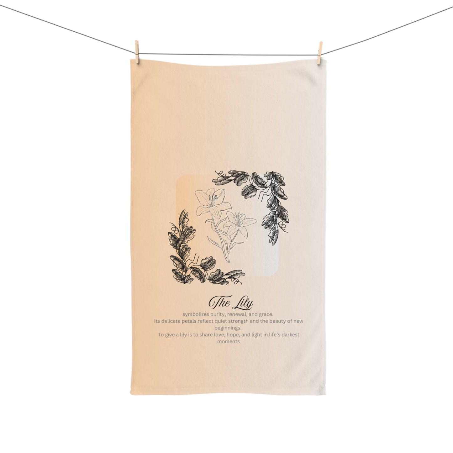 The Lily Hand Towel