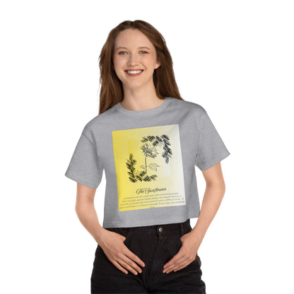 The Sunflower Cropped T-Shirt