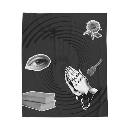 SJC's Spiral Velveteen Blanket