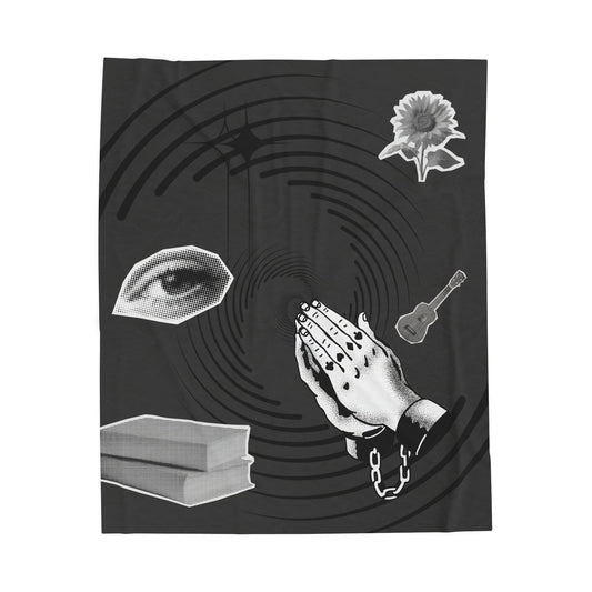 SJC's Spiral Velveteen Blanket