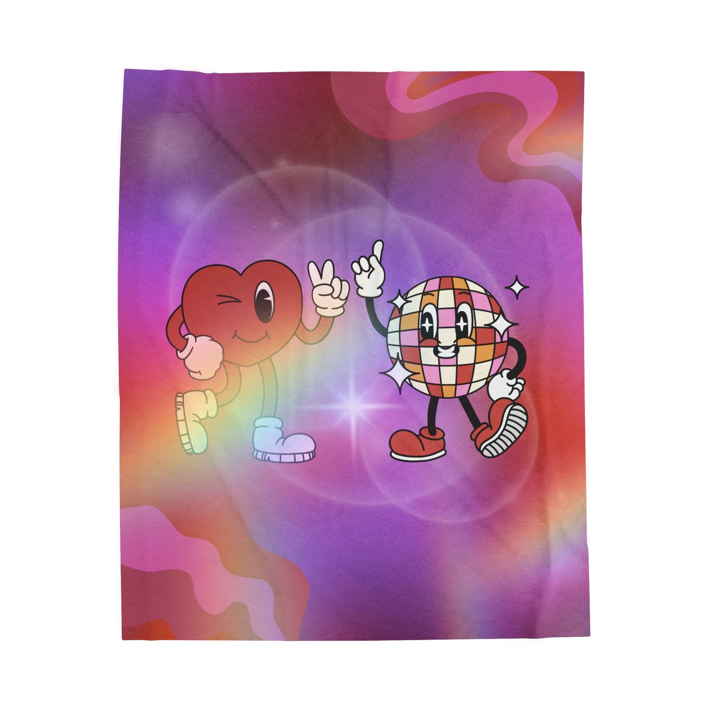 Disco Love Velveteen Blanket
