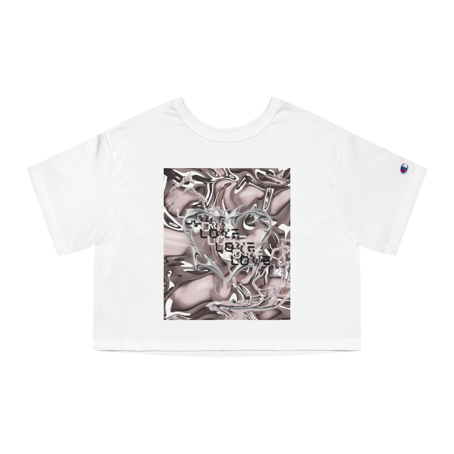 3000s Love Cropped T-Shirt