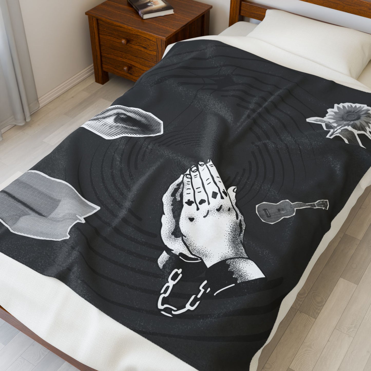 SJC's Spiral Velveteen Blanket