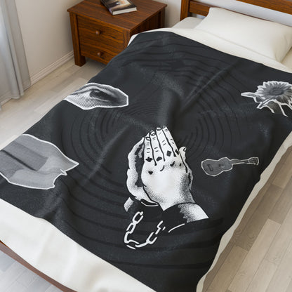 SJC's Spiral Velveteen Blanket