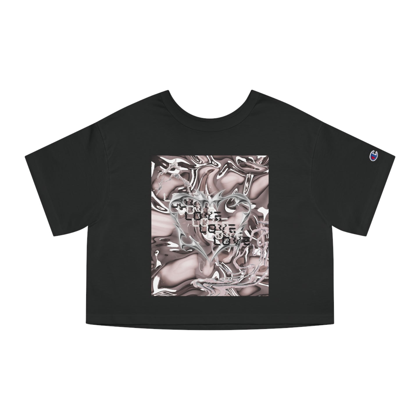 3000s Love Cropped T-Shirt