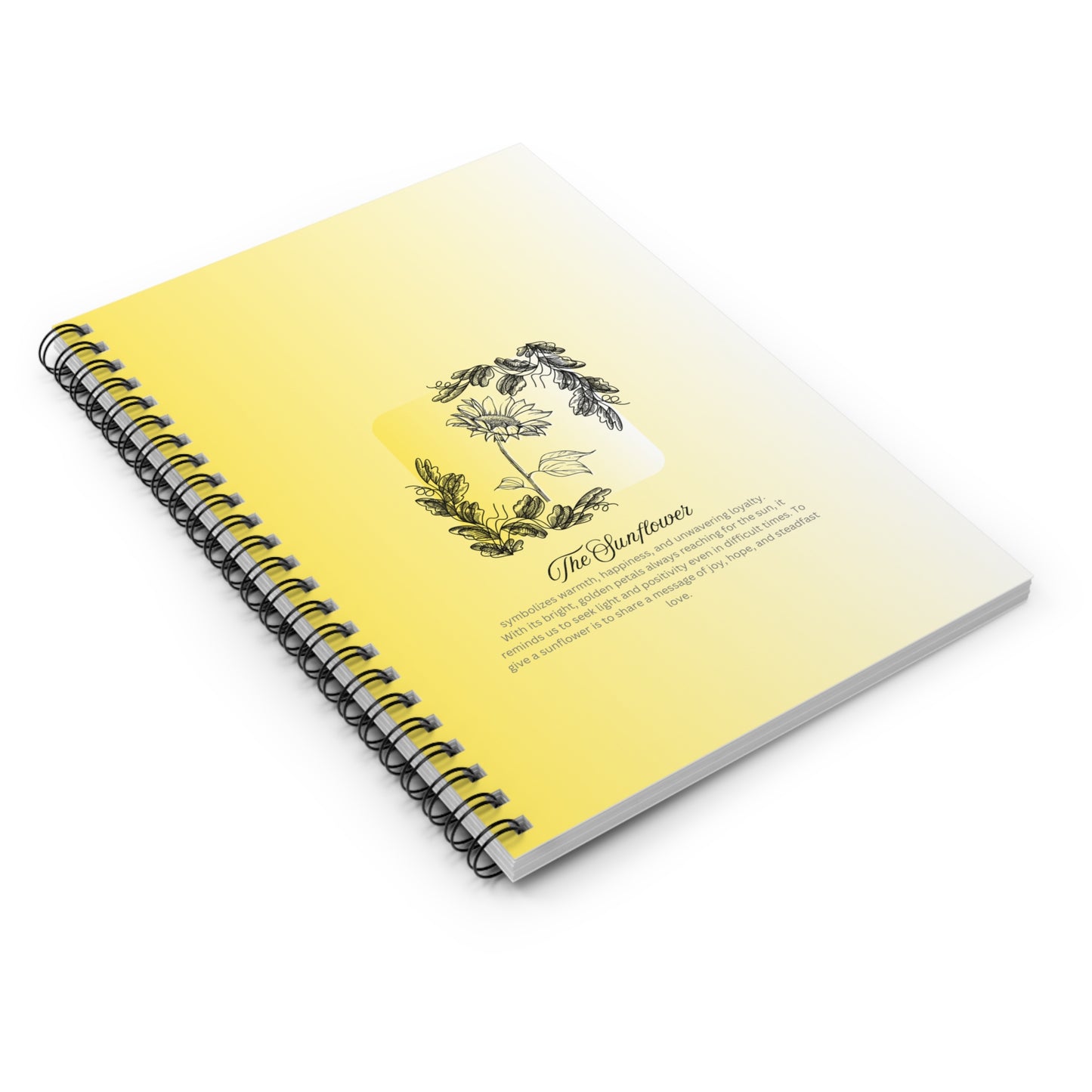 The Flower Collection Notebook - Sunflower