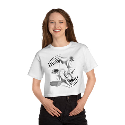 SJC's Spiral Cropped T-Shirt