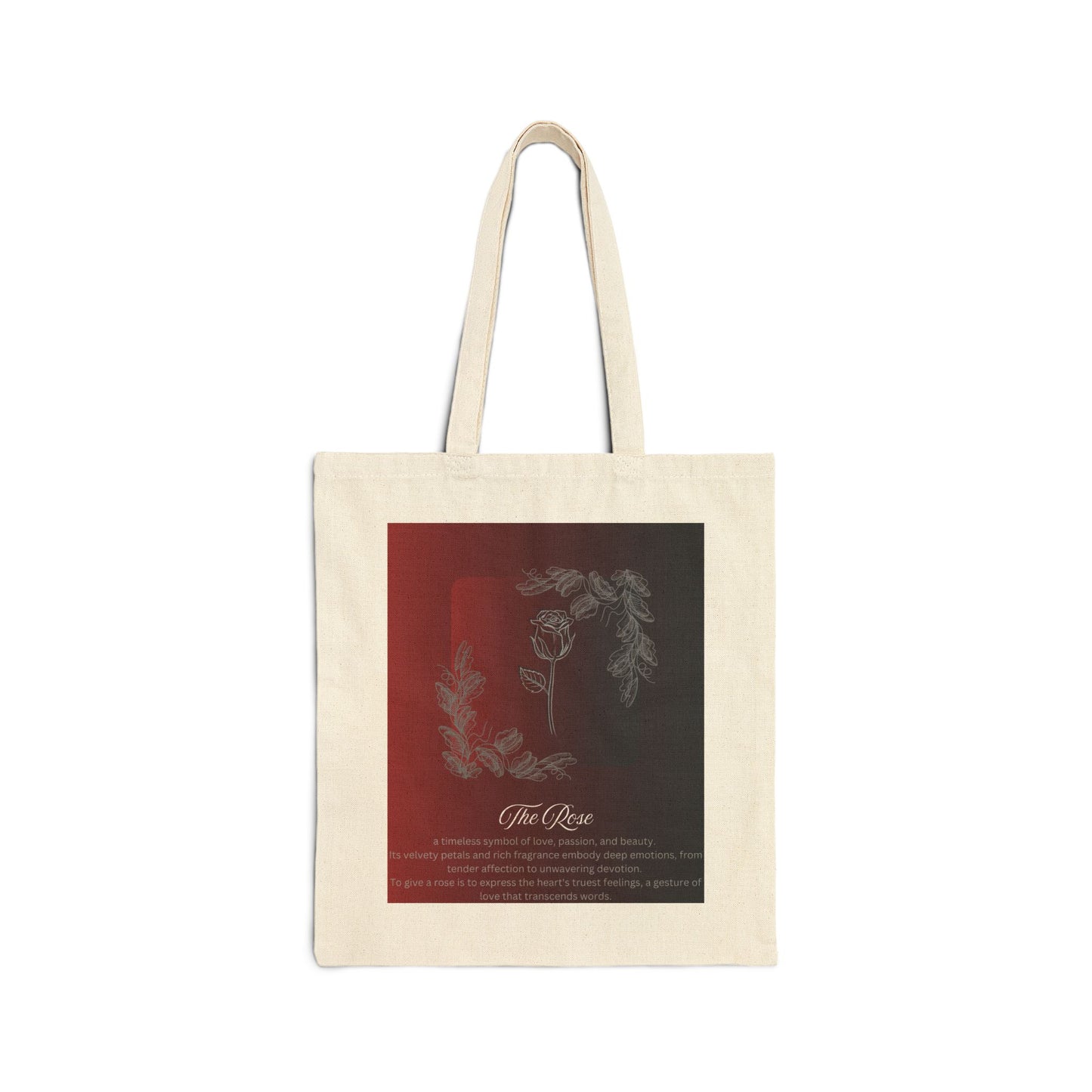 The Flower Collection Tote Bag - Rose