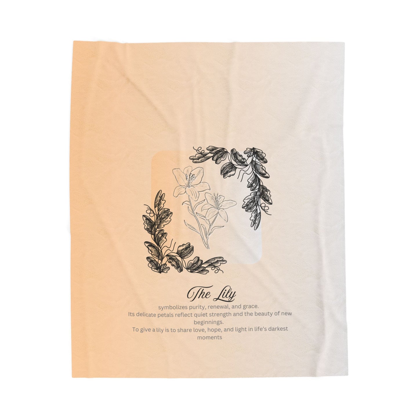 The Lily Velveteen Blanket