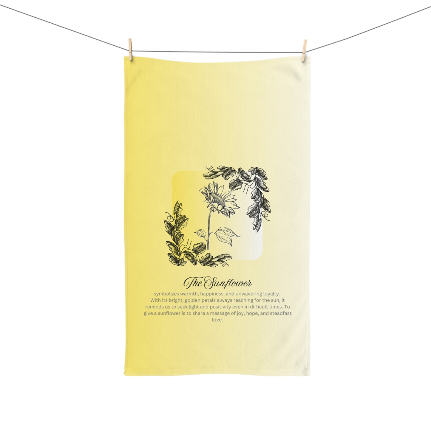 The Sunflower Hand Towel