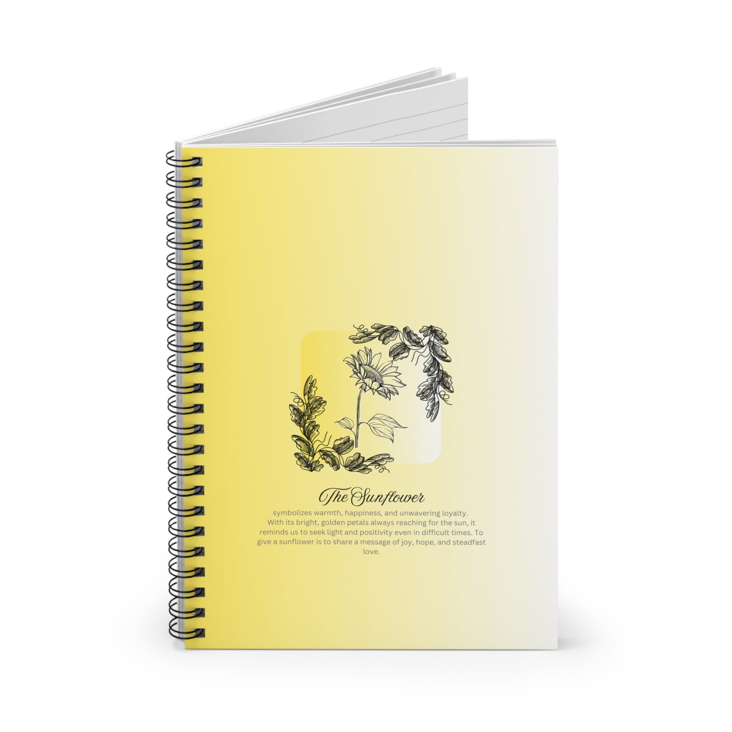 The Flower Collection Notebook - Sunflower