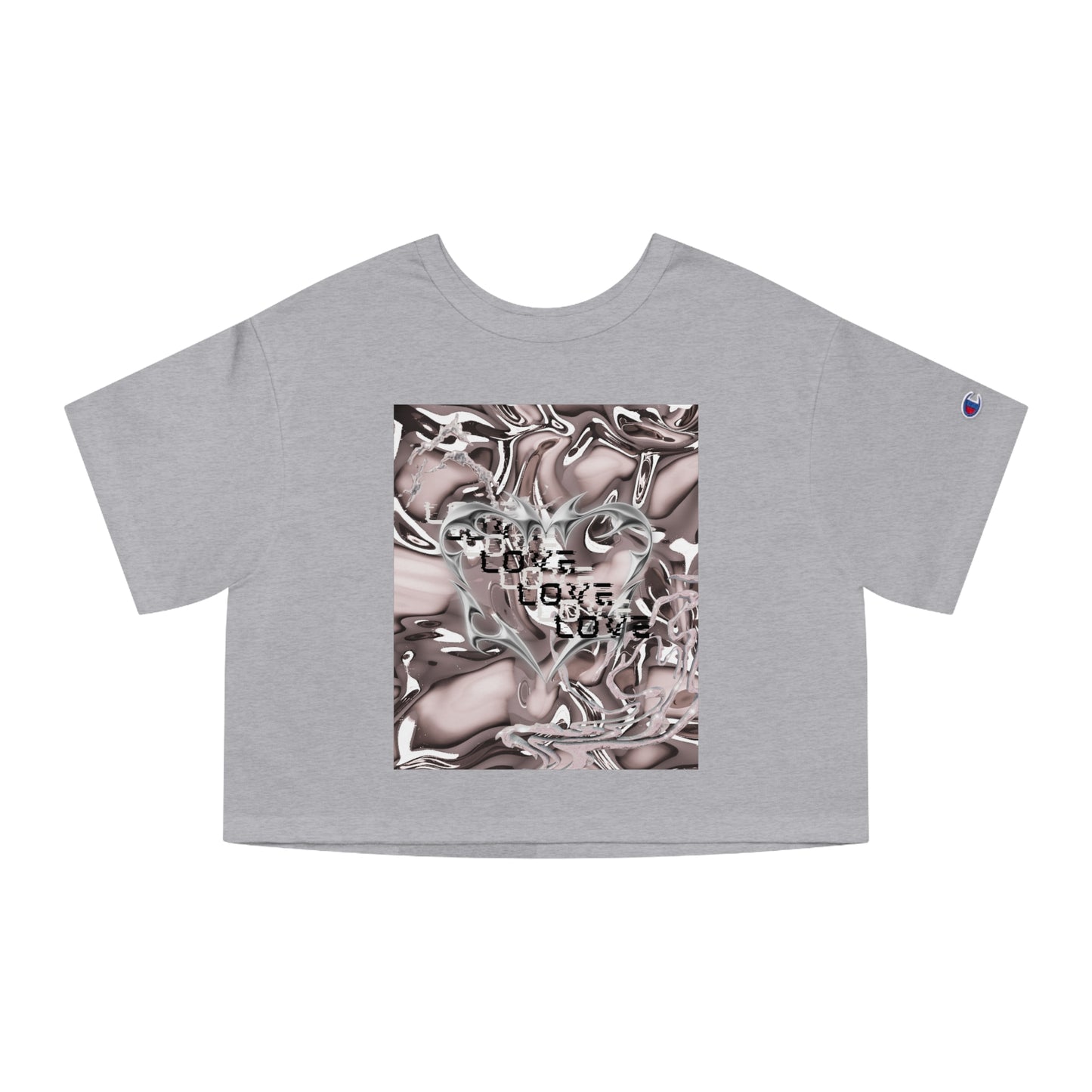 3000s Love Cropped T-Shirt