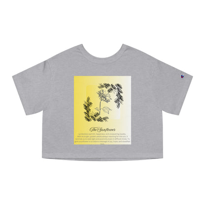 The Sunflower Cropped T-Shirt