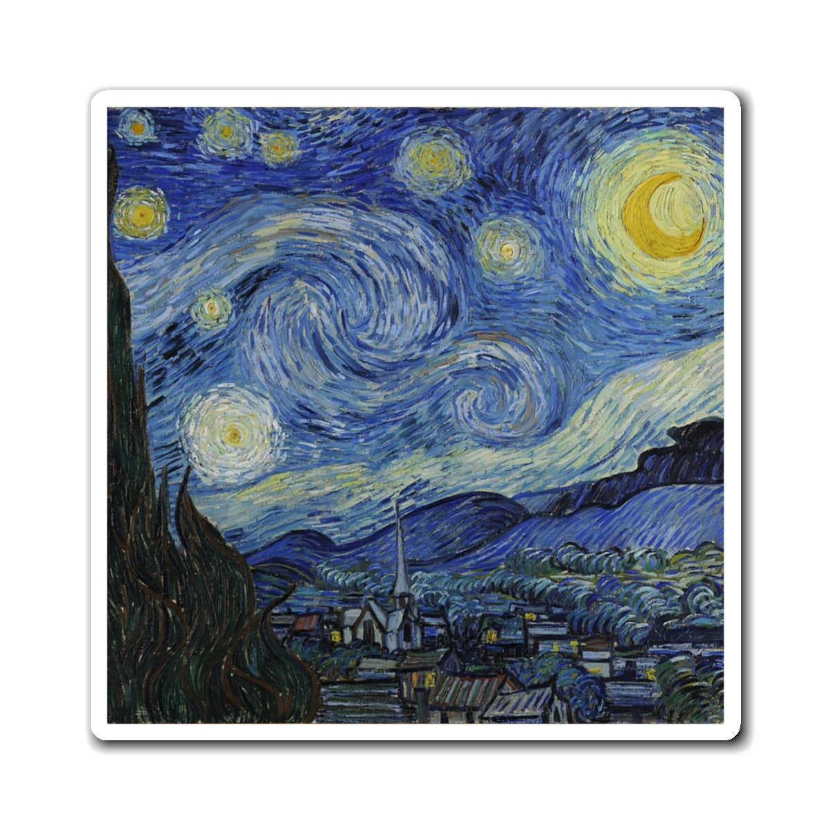 Starry Night by Van Gogh Magnet